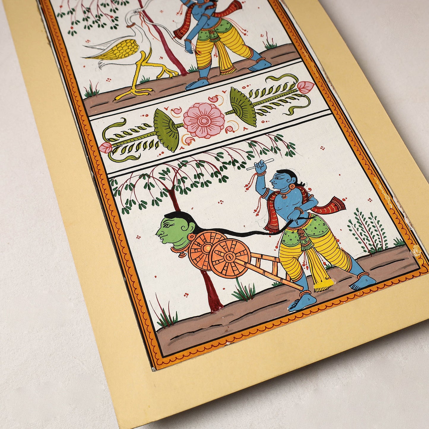  Patachitra Painting on Handmade Paper 