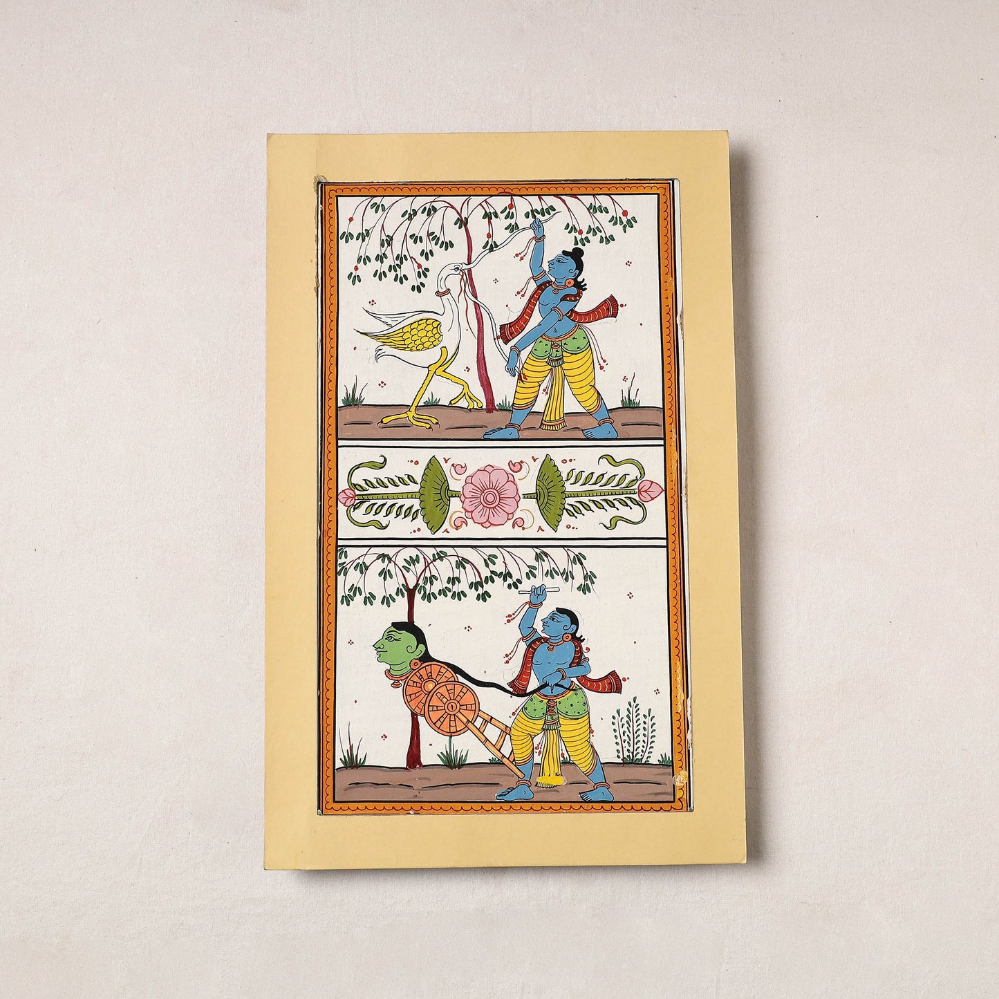  Patachitra Painting on Handmade Paper 