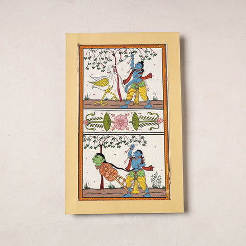  Patachitra Painting on Handmade Paper 