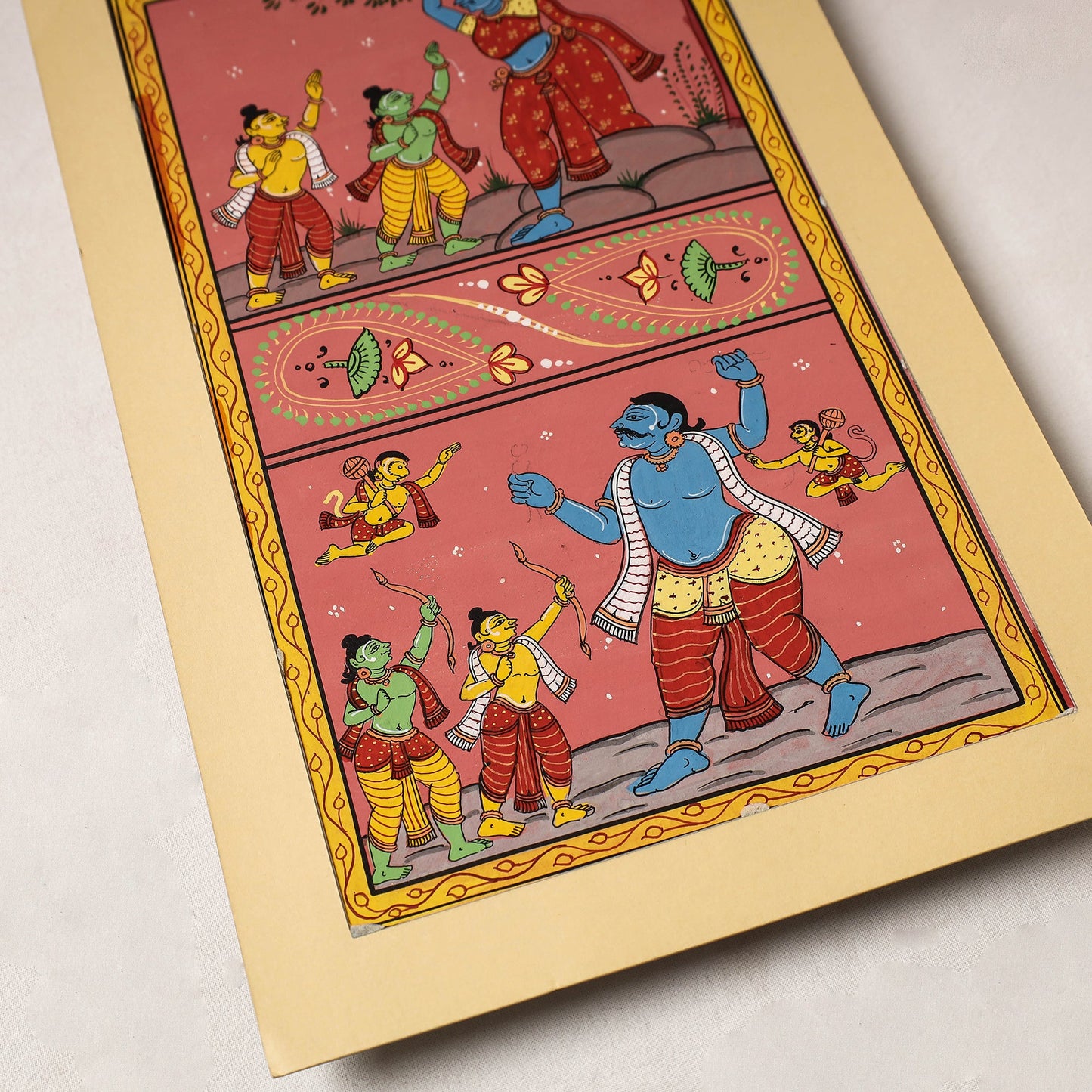  Patachitra Painting on Handmade Paper 