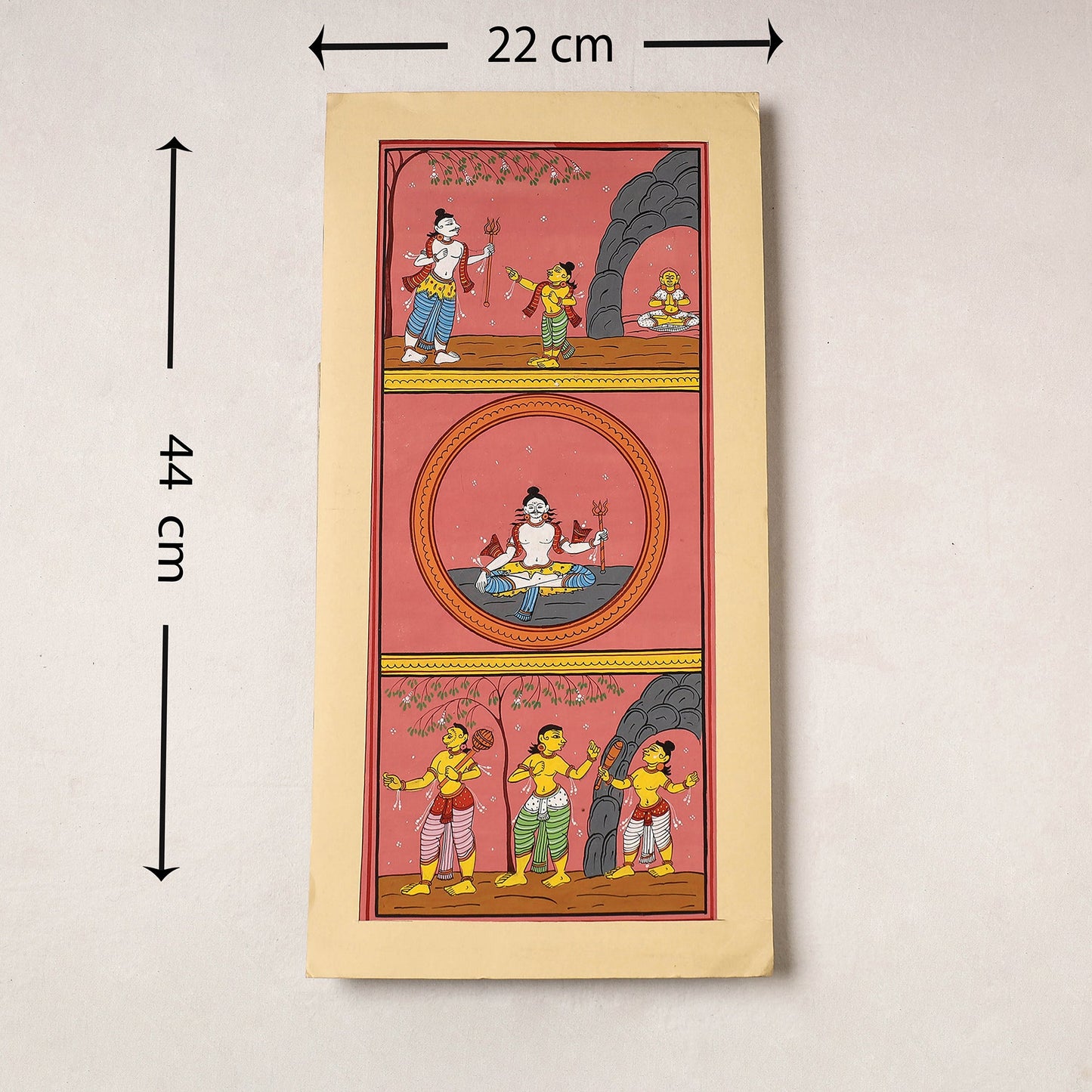  Patachitra Painting on Handmade Paper 