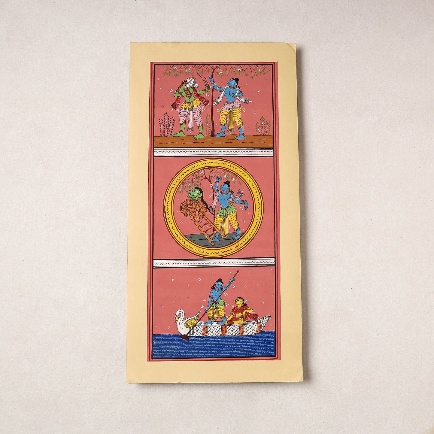  Patachitra Painting on Handmade Paper 