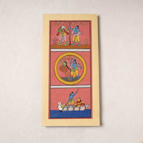  Patachitra Painting on Handmade Paper 