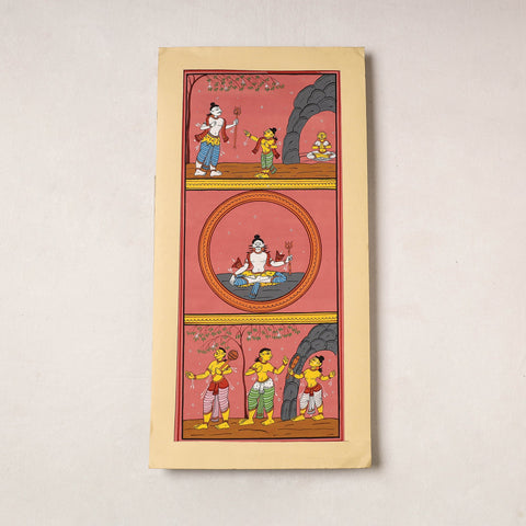  Patachitra Painting on Handmade Paper 