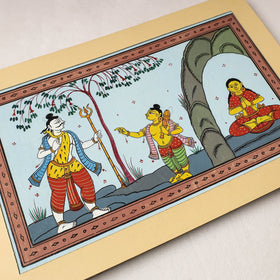  Patachitra Painting on Handmade Paper 