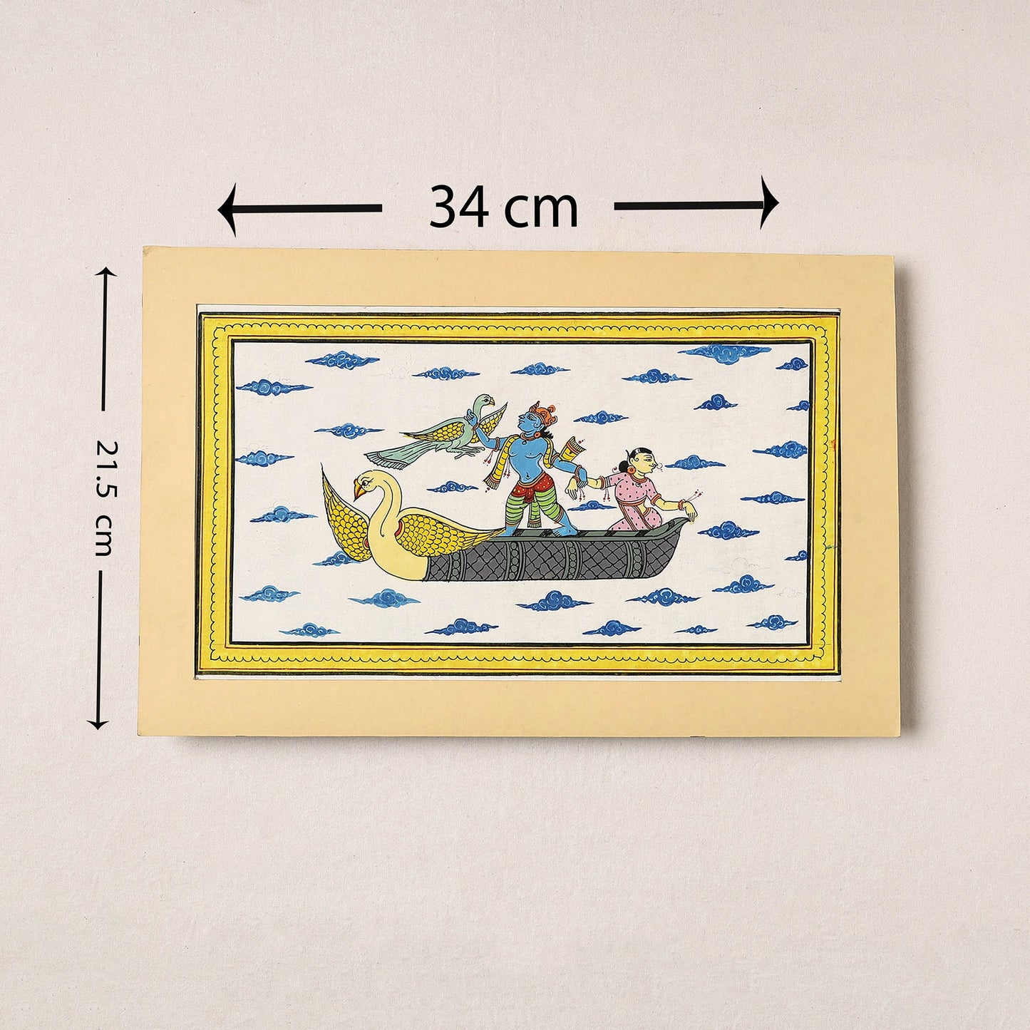  Patachitra Painting on Handmade Paper 