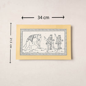  Patachitra Painting on Handmade Paper 