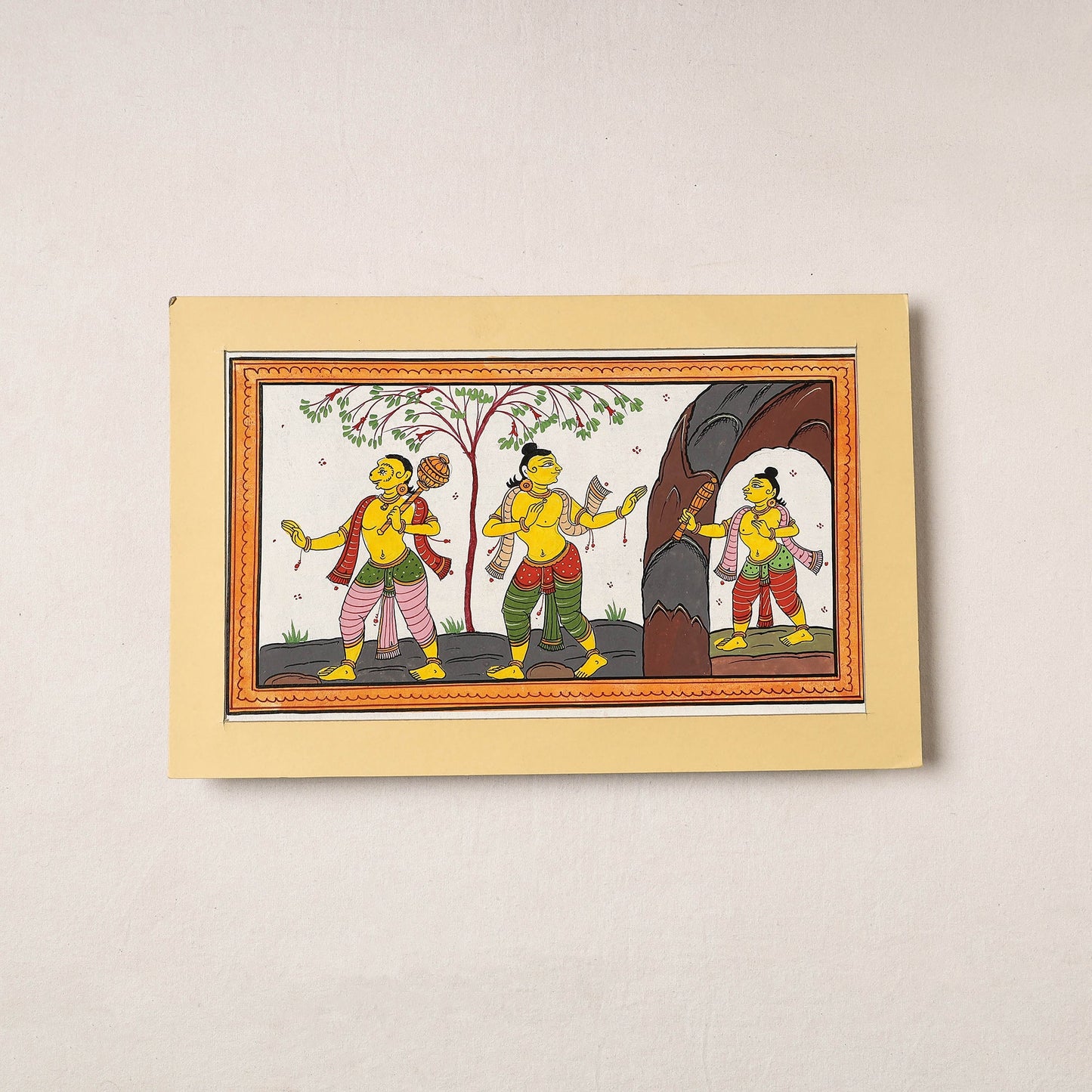  Patachitra Painting on Handmade Paper 