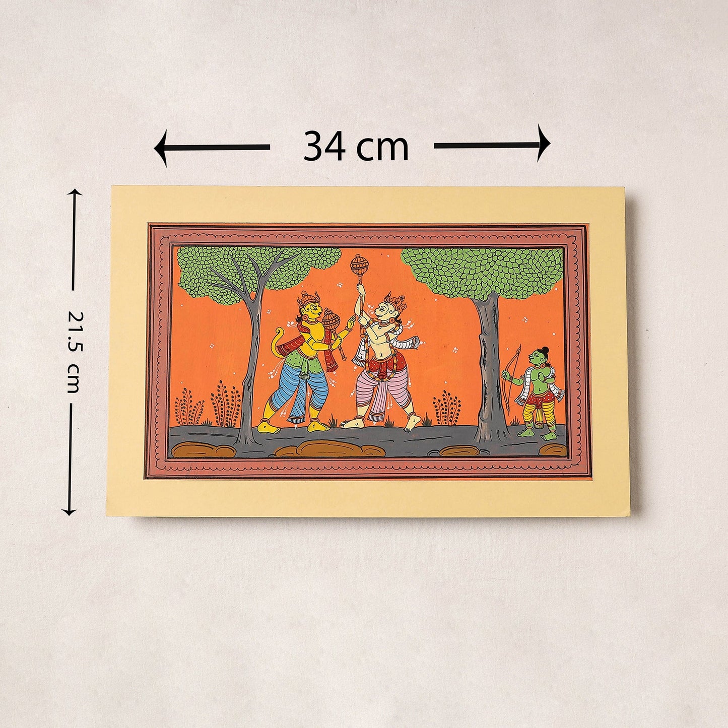  Patachitra Painting on Handmade Paper 