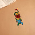 Patua handpainted wooden bookmark 01 - handcrafted