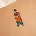 Patua handpainted wooden bookmark 03 - handcrafted
