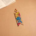 Patua handpainted wooden bookmark 10 - handcrafted