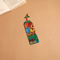 Patua handpainted wooden bookmark 12 - handcrafted