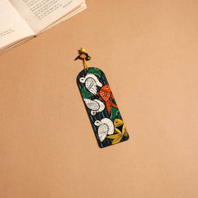 Patua handpainted wooden bookmark 15 - handcrafted
