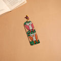 Patua handpainted wooden bookmark 16 - handcrafted