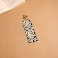 Patua handpainted wooden bookmark 18 - handcrafted