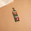 Patua handpainted wooden bookmark 20 - handcrafted