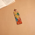 Patua handpainted wooden bookmark 23 - handcrafted