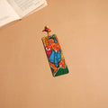 Patua handpainted wooden bookmark 24 - handcrafted