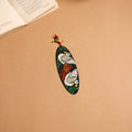 Patua handpainted wooden bookmark 33 - handcrafted