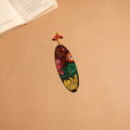 Patua handpainted wooden bookmark 34 - handcrafted