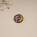 Patua handpainted wooden magnet 17 - handcrafted