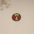Patua handpainted wooden magnet 23 - handcrafted