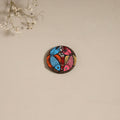Patua handpainted wooden magnet 08 - handcrafted
