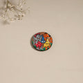 Patua handpainted wooden magnet 17 - handcrafted