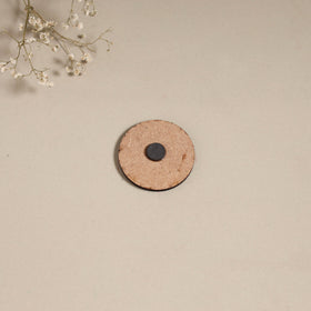 Patua handpainted wooden magnet 19 - handcrafted