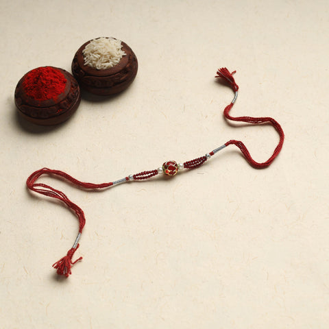 Patwa Thread & Bead Work Rakhi