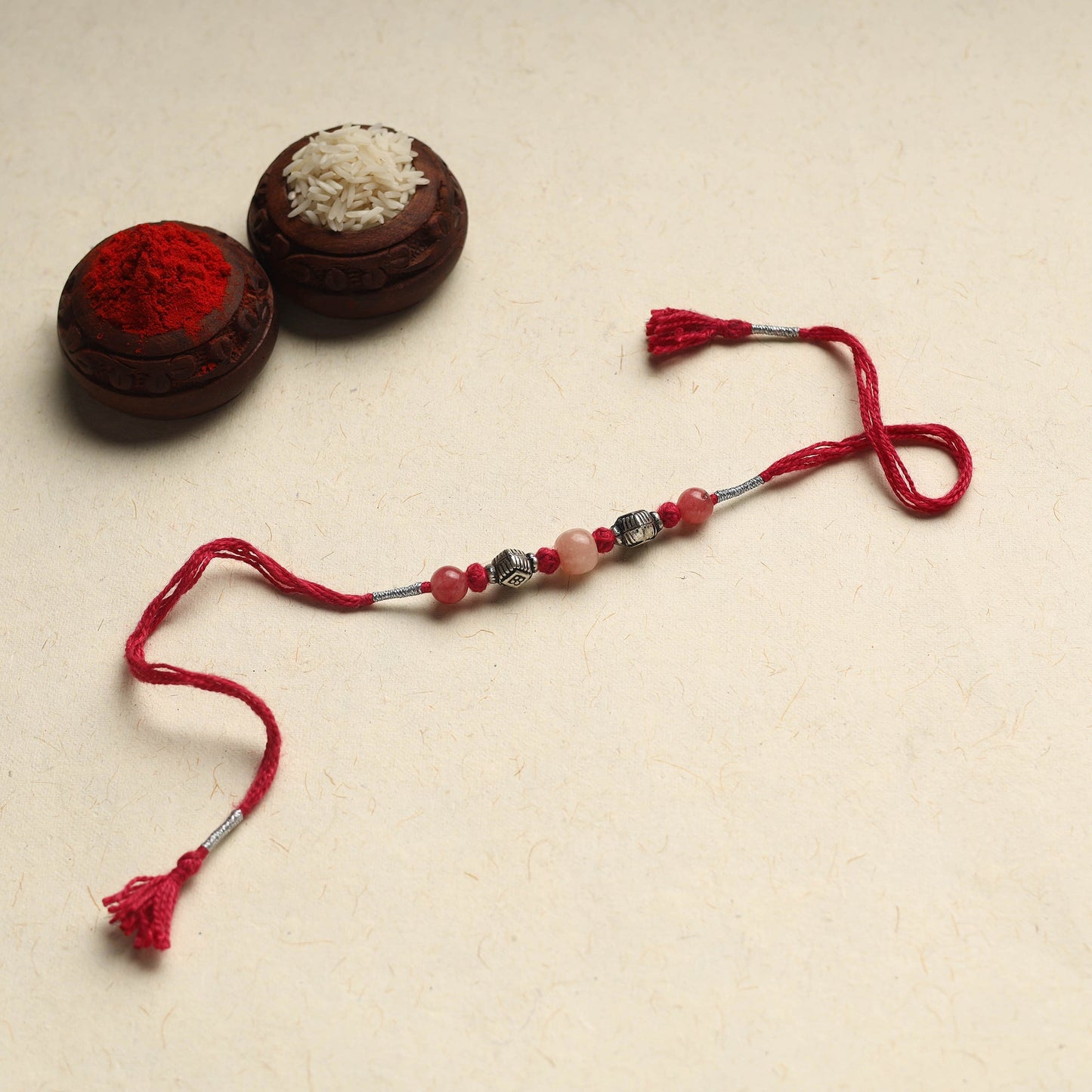 Patwa Thread & Bead Work Rakhi