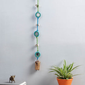  Patwa Thread & Mirror Work Hanging with Bell 
