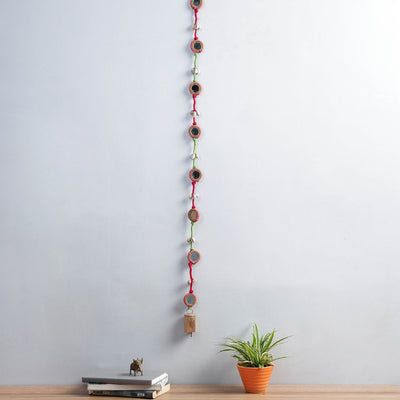  Patwa Thread & Mirror Work Hanging with Bell 