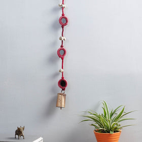  Patwa Thread & Mirror Work Hanging with Bell 