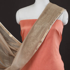 2pc Handloom Silk Cotton Maheshwari Dress Material