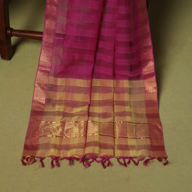 Peach - 3pc handloom cotton mangalagiri dress material 18