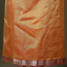 Peach - 3pc handloom unstitched mangalagiri dress material
