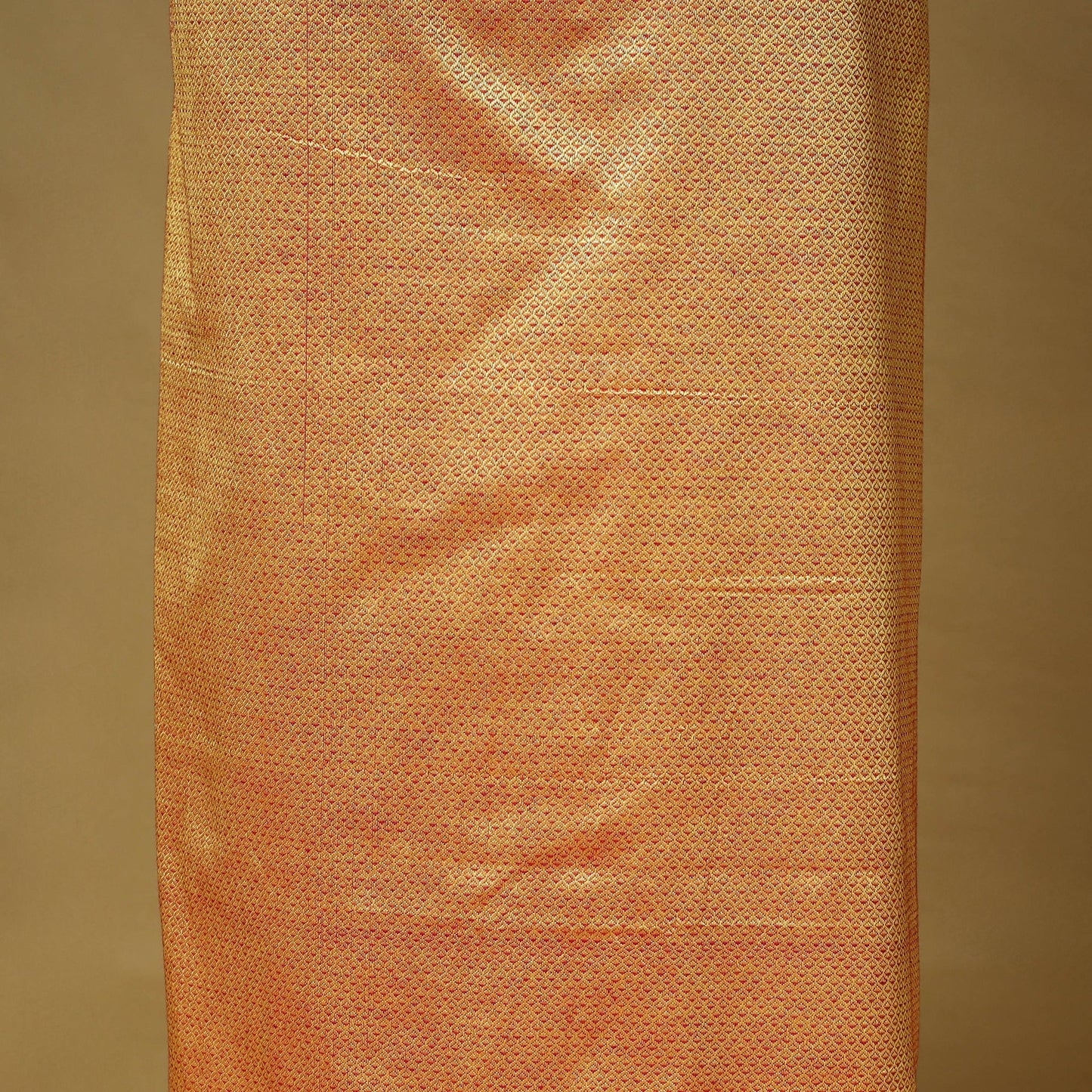 Peach - 3pc karnataka weave cotton unstitched khun dress