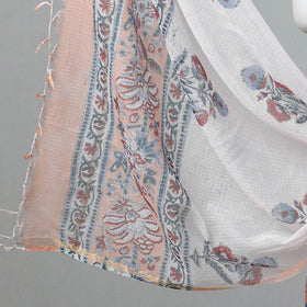 Buy 3pc Sanganeri Block Printed Cotton Suit Material with Kota Doria Dupatta 11 Onine at iTokri.com