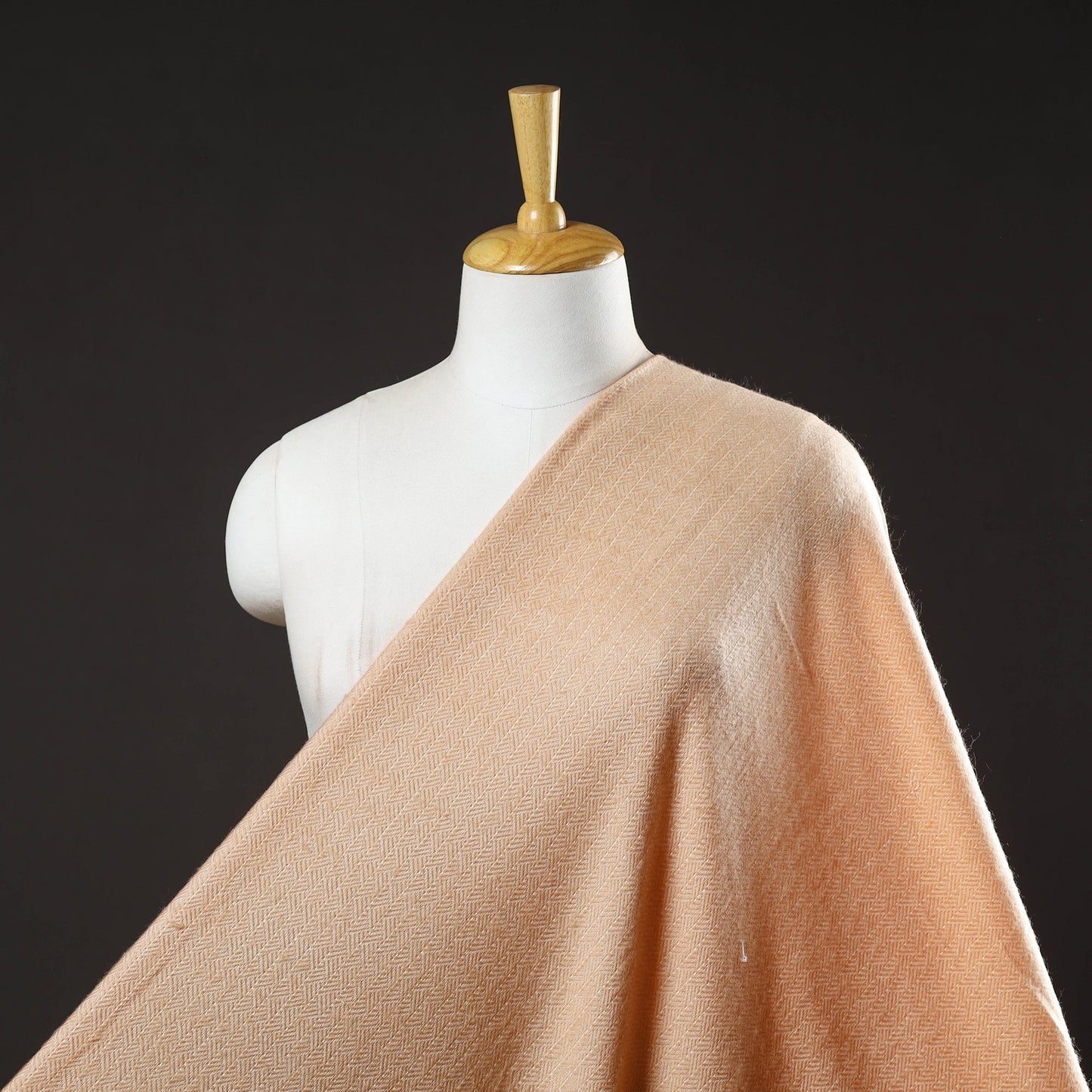 Buy Acrylic Peach Wool Fabric Online in India at iTokri.com