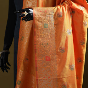 Purple - bangalore silk paithani dupatta 04 - handcrafted