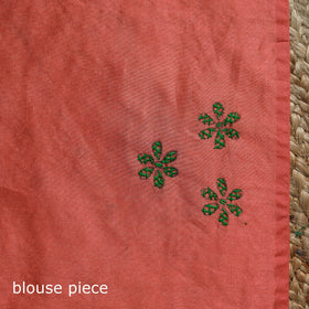 Bengal hand embroidered silk nakshi kantha saree 32
