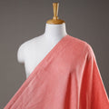 Peach Bhagalpuri Handloom Pure Linen Fabric 