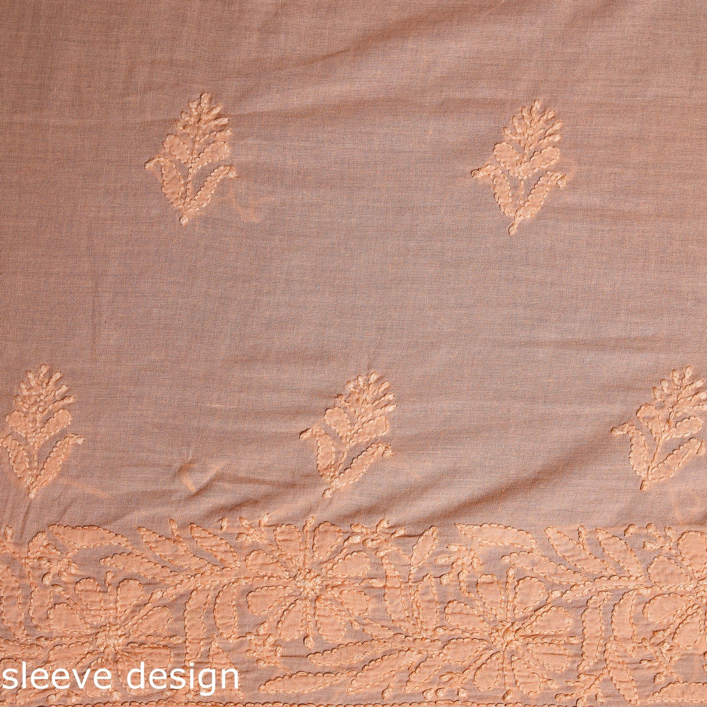 Buy Chikankari Hand Embroidery Mul Cotton Kurta Material 