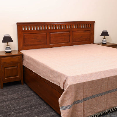 Buy Plain Handloom Bedsheet for Home in India