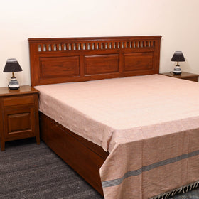 Buy Plain Handloom Bedsheet for Home in India