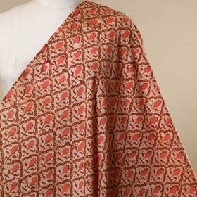 Peach - cotton kutch batik fabric 11 - handcrafted