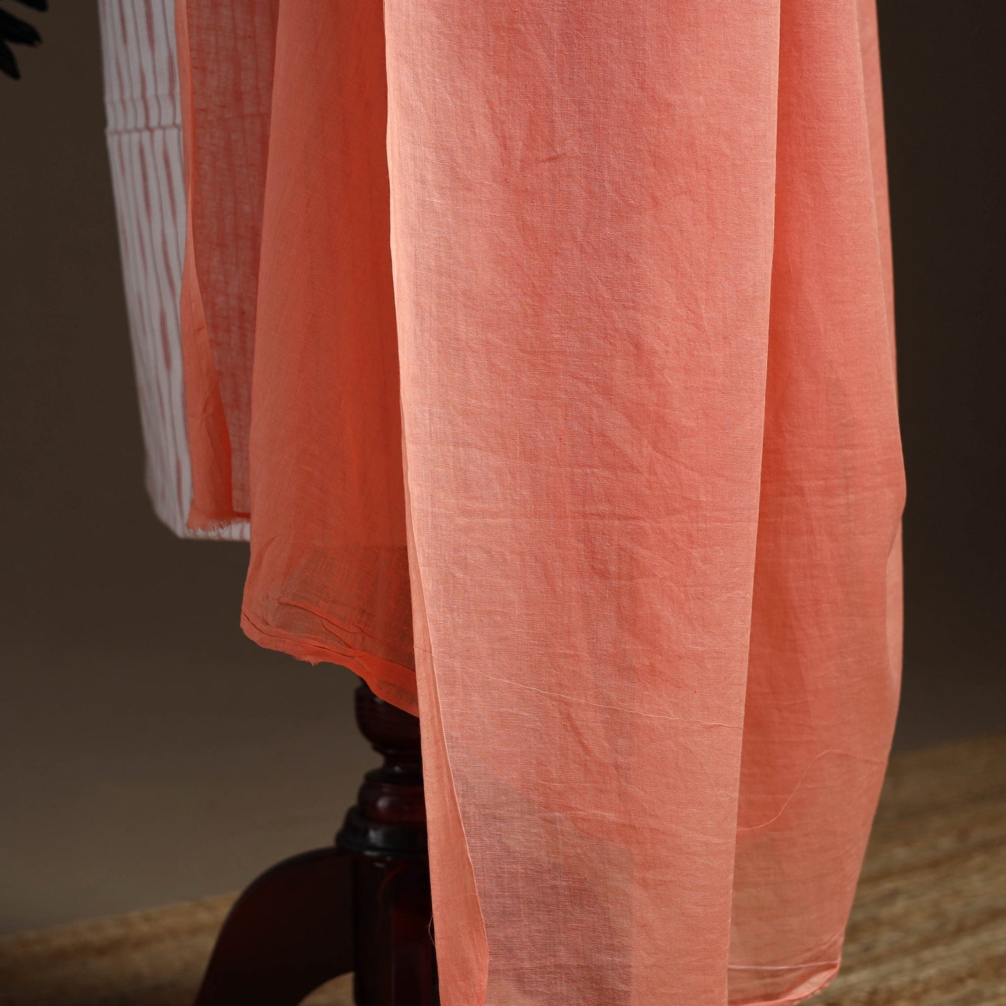 Cotton plain dupatta 11 - handcrafted