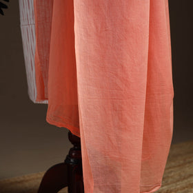 Cotton plain dupatta 11 - handcrafted